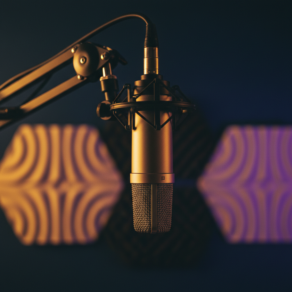 Professional podcast microphone