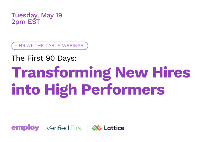Transforming New Hires into High Performers
